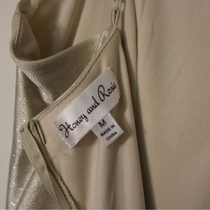 Honey and Rosie Champagne Prom Dress